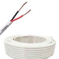 Cable de Altavoz para Auto OFC, Cable de Cobre Flexible con PVC Esmerilado, 2 Núcleos, 16 AWG, Cable de Altavoz con Aislamiento de PVC OFC de Alto Rendimiento