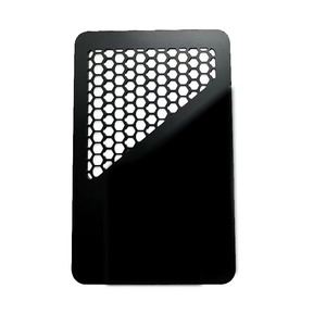 Carte de broyeur en métal personnalisée Impression carte de logo coloré Carte de fumer en acier inoxydable - Product Image 2