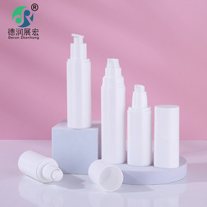 ขวดสุญญากาศ Derun Zhanhong PP ขนาด 30 มล. 50 มล. 80 มล. 100 มล. 120 มล. แบบกดสำหรับบรรจุโลชั่น  บรรจุภัณฑ์เครื่องสำอางสำหรับเดินทาง - Product Image 1