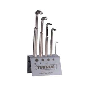 KUKKO - 204-909 Jeu de clés allen longues avec support (9 pièces) -EAN 4027474594107 CLÉS ALLEN CLÉS ALLEN BENT (MÉTRIQUE) - Product Image 1