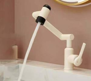 Grifo <span class=keywords><strong>de</strong></span> Lavabo <span class=keywords><strong>para</strong></span> Baño, Monomando, Válvula <span class=keywords><strong>de</strong></span> Cerámica, Agua Fría/Caliente, Diseño Giratorio Multifuncional, Moderno, <span class=keywords><strong>para</strong></span> Lavabo - Product Image 1