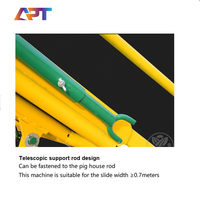 PTA-170 automatique 10M câble de levage 300KG capacité de charge 180 degrés rotatif Semi remorque pour le transport de porcs utilisé moteur agricole