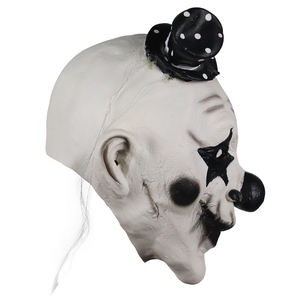 Máscara <span class=keywords><strong>de</strong></span> Payaso <span class=keywords><strong>de</strong></span> Látex <span class=keywords><strong>de</strong></span> Lujo <span class=keywords><strong>para</strong></span> <span class=keywords><strong>Halloween</strong></span>, Máscara Facial Completa <span class=keywords><strong>de</strong></span> Terror <span class=keywords><strong>para</strong></span> Adultos, Divertida <span class=keywords><strong>para</strong></span> Fiestas, con Pelo Blanco y Diseño <span class=keywords><strong>de</strong></span> Asesino Malvado - Product Image 2