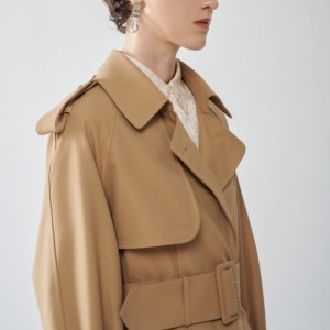 Fourniture du Vietnam TRENCH-COAT MAVIN KAKI caractéristique matériau de la coque longueur des vêtements Type de fermeture manches Style col - Product Image 3