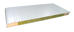 <span class=keywords><strong>Panel</strong></span> de revestimiento ignífugo de Metal de diseño chino <span class=keywords><strong>Panel</strong></span> de <span class=keywords><strong>fachada</strong></span> de sándwich de lana de roca sellado con borde de aldehído fenólico Paneles sándwich - Product Image 3