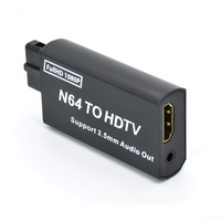 Convertisseur N64 vers HD Console de jeu 1080P Adaptateur NGC vers HDTV Plug and Play pour SNES avec sortie audio 3.5mm