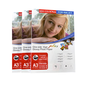 <span class=keywords><strong>Carta</strong></span> Fotografica Lucida A3 <span class=keywords><strong>A4</strong></span> 180g-260g <span class=keywords><strong>per</strong></span> Stampanti a Getto d'Inchiostro, Impermeabile, Resistente e Colori Duraturi, Qualità Premium <span class=keywords><strong>per</strong></span> Stampanti Professionali - Product Image 1