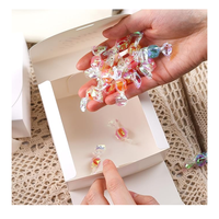 Mini Cajas de Regalo de Papel de Alta Gama, Impermeables y Personalizadas, con Lazo y Carpetas para Bodas, Cumpleaños, Bolsitas para Dulces, Navidad