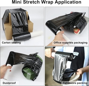 China Stretch Film Pe Transparency Stretch Wrap Film <b>Tape</b> <b>Clear</b> Stretch Film - Product Image 2