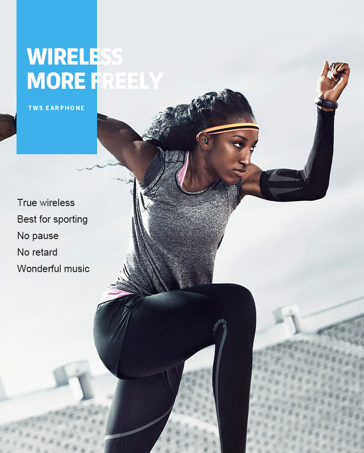 D015 Écouteurs Bluetooth TWS Bluetooth 5.0 Binaural Écouteurs Cuffie Stéréo mi Bluetooth Écouteurs Avec Chargement Poubelle