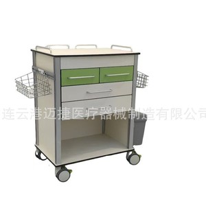 Chariot médical d'hôpital en métal moderne et durable avec 4 roulettes, série ambulance - Product Image 1