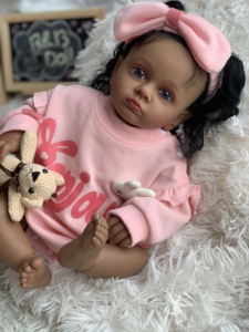 R & B Tiwis Mini Solid Free Kit China Bambola Realista Pulgadas Doble Ojo Cerrado Envío Silicona <span class=keywords><strong>Reborn</strong></span> Baby Dolls - Product Image 5