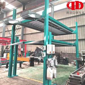 Sistema de Elevación de Cuatro Columnas de Alta Capacidad con Liberación Manual Hidráulica para Almacenamiento y Mantenimiento de Vehículos - Product Image 3