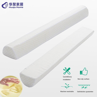 HUAJU Pare-chocs de lit pour tout-petits en mousse à mémoire de forme personnalisés, coussin de sécurité tricoté antidérapant avec housse lavable en machine