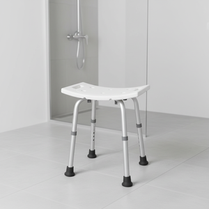 Chaise de douche, tabouret de salle de <span class=keywords><strong>bain</strong></span>, <span class=keywords><strong>banc</strong></span> <span class=keywords><strong>pour</strong></span> petite baignoire, <span class=keywords><strong>banc</strong></span> de douche réglable léger de couleur blanche - Product Image 6