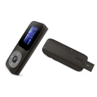 Lecteur MP3 USB A126 avec double prise pour écouteurs et radio FM