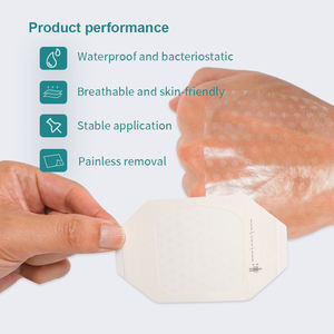 Medial IV plester balutan perawatan luka kanula balutan luka balutan Film <span class=keywords><strong>PU</strong></span> transparan - Product Image 6