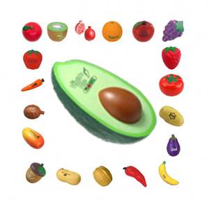 Balle anti-stress en forme d'avocat, OEM, vente en gros personnalisée, publicité sur les balles anti-stress en forme d'avocat - Product Image 1