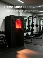 Nouveau Pod de Sauna Infrarouge Portable Carré à Chaleur Sèche Certifié Haute Température pour la Récupération et le Bien-être à Domicile et la Récupération Sportive Facile