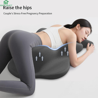 Oreiller ergonomique en mousse à mémoire de forme haut de gamme pour couples, design écologique portable, logo personnalisable pour la lecture et les jeux