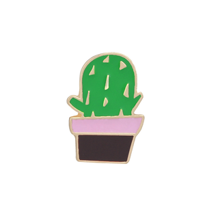 Broche en émail vert tropical de dessin animé <span class=keywords><strong>original</strong></span>, broche en métal en forme de fleur et de feuille, badge, accessoire pour sac <span class=keywords><strong>à</strong></span> crayons, vêtement - Product Image 1