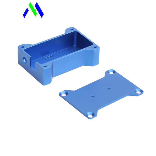 Custom Anodized Aluminum CNC Machined Enclosure High Precision CNC Milling Service for Electronics Instrument Housing Components