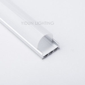New 23mm vuông PC Bìa LED Nhôm hồ sơ đùn 26x23mm Tản nhiệt nhôm Tấm Đèn chủ sở hữu căn cứ dải ánh sáng khuếch tán - Product Image 2