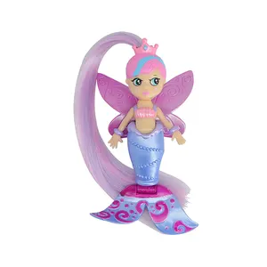 Kid New Design Mode hübsche Plastik schöne Plüsch kleine Meerjungfrau Puppe Spielzeug für Mädchen