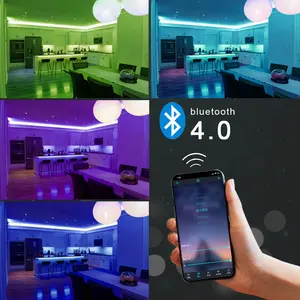 USB Smart LED APP Strip Light RGB .40key IR Remote Control .Sync With Music For TV And PC