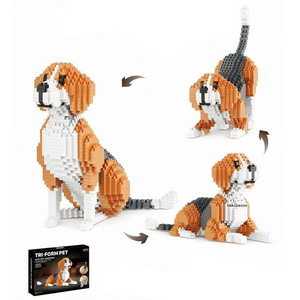 Bloques de Plástico Balody, Modelo 3D de Cachorro, Gato, Perro Persa, <span class=keywords><strong>Mini</strong></span> Ladrillos de Animales, Mascotas, <span class=keywords><strong>Beagle</strong></span>, Ragdoll, Gato Tabby, Juguete de Bloques de Construcción, Venta al Por Mayor - Product Image 4