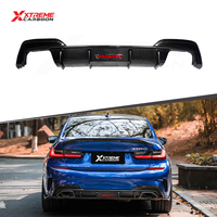 Kit de diffuseur arrière en fibre de carbone sèche XTREME pour pare-chocs arrière BMW 2019-2022 G20 G21 320i 330i M340i Série 3