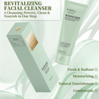 Limpiador Facial de Aminoácidos de Marca Privada O'ROLA, Hidratante, Suave, No Grasoso, para Piel Sensible, Logotipo Personalizado OEM, 120 ml