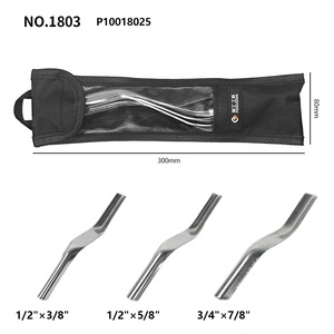 3pcs bù đắp cờ lê thiết lập Chrome vanadi thép góc cạnh cờ lê Kit với lưu trữ Pouch cho sửa chữa cơ khí bùn scraper - Product Image 2