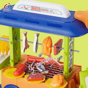 Chengji ensemble de cuisine jouets faire semblant de <span class=keywords><strong>jouer</strong></span> des jouets SImulation 2in1 déformation dessin animé <span class=keywords><strong>Bus</strong></span> Barbecue jouet barbecue électronique - Product Image 6