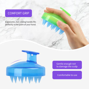 Cepillo de Masaje Manual para el Cuidado del Cabello y Peine para Champú, Ecológico, Suave, Adhesivo, Estilo Japonés y Coreano, Uso Comercial, Material PP/TPR - Product Image 4