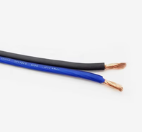 Kabel Audio RCA B+18GA 100M untuk Mobil - Kabel Speaker Aluminium Berlapis Tembaga dengan Pelapis PVC, Pelindung Foil Braid, Konektor Berlapis Emas