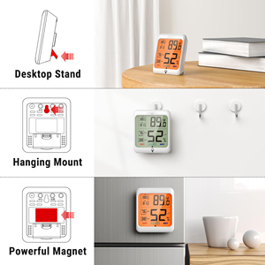 Digital <b>Thermometer</b> and Hygrometer With Temperature Gauge Humidity Sensor - Product Image 3