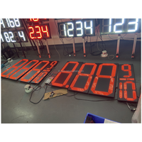 Contrôleur de carte de module d'affichage à LED de segment de la carte PCB 7 de 24 pouces pour l'écran de signe de prix de la station service LED
