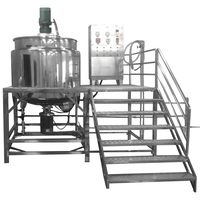 Equipo para Fabricación de Jabón a Pequeña Escala, Mezclador Portátil de Detergente Líquido, Tanque Agitador con Calentamiento de Acero Inoxidable para Emprendimientos