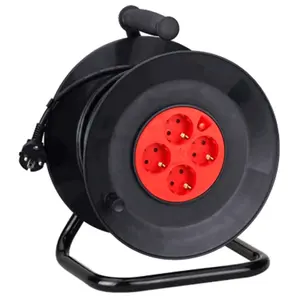 Bobina di cavo 4 fili, 3G, 1,5 mm, 50 m, colore nero - ideale per connessioni elettriche e lavori di installazione. - Product Image 1