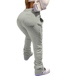 XS-3XL <span class=keywords><strong>estate</strong></span> donna venditore di abbigliamento vita media <span class=keywords><strong>pantaloni</strong></span> impilati spessi Legging <span class=keywords><strong>pantaloni</strong></span> sportivi impilati spessi donna - Product Image 6