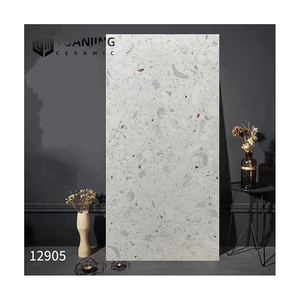 Giá rẻ terrazzo gạch thời trang nóng bán Chất lượng cao nhiều màu sứ gạch lát sàn Matte mộc mạc sứ terrazzo gạch - Product Image 3