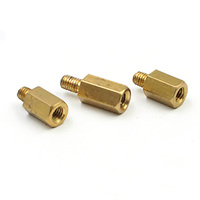Entretoise de fixation hexagonale ronde en laiton, plastique, nylon, acier inoxydable, aluminium pour carte mère, filetée mâle-femelle M2 M3 BSO pour PCB