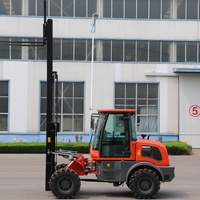 3-Tonnen-4WD-Offroad-Dieselstapler mit hoher Effizienz, max. Fahrgeschwindigkeit 32 km/h, 4550 mm minimaler Wendekreis, Lagermaschine