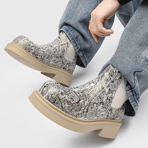 Nuevas botas Martin de cerámica para hombre, estilo business, caña alta, para trabajo al aire libre, botas altas únicas para hombre - Product Image 3