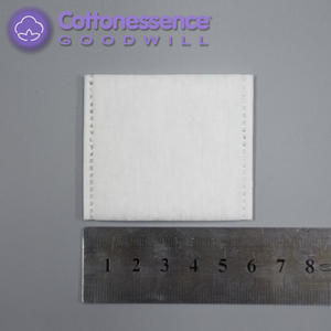 La migliore vendita di forma quadrata senza olio struccante monouso in cotone per il viso tampone per il trucco - Product Image 2