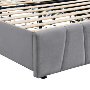 Containable encaissable doble dormitorio completo stych cama con cajón de madera moderno muebles individuales elegante lujo bonito - Product Image 6