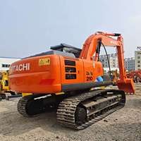 Excavatrice Hitachi ZX210 de 21 tonnes, hydraulique, sur chenilles, pièces d'origine, boîte de vitesses, sans fuite d'huile, excavatrice d'occasion à vendre