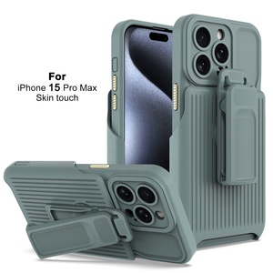 Étui de protection pour télé<span class=keywords><strong>phone</strong></span> portable avec clip ceinture et clip dorsal pour iPhone 15 14 – Offre Spéciale Extérieur - Product Image 1