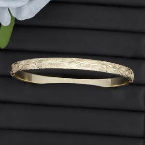 Bracelet ouvert JXX en laiton plaqué or 14 carats, résistant à la rouille et à l'eau - Product Image 6